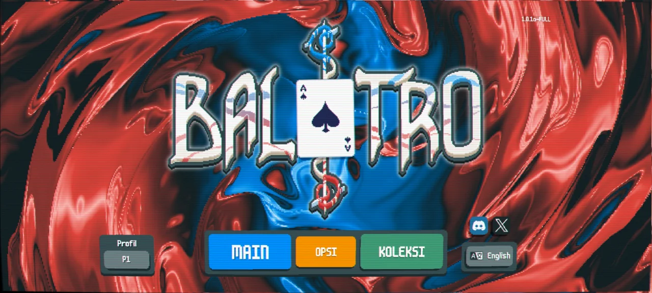 Tangkapan layar Balatro Mod Bahasa Indonesia Android, 1 dari 5