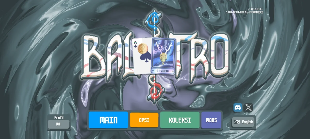 Tangkapan layar Balatro Mod Cryptid Bahasa Indonesia Android, 1 dari 6