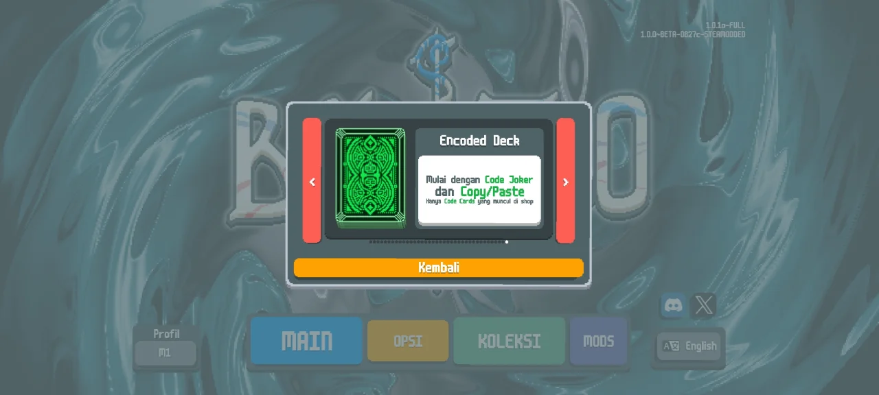 Tangkapan layar Balatro Mod Cryptid Bahasa Indonesia Android, 4 dari 6