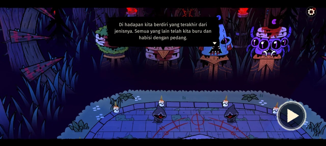 Tangkapan layar Cult of the Lamb Bahasa Indonesia Android, 4 dari 4