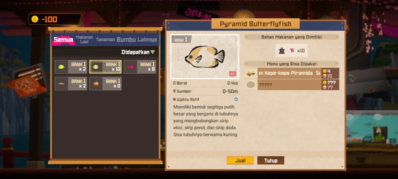 Tangkapan layar Dave The Diver Android (Bahasa Indonesia) - Official Project by Androports, 3 dari 3